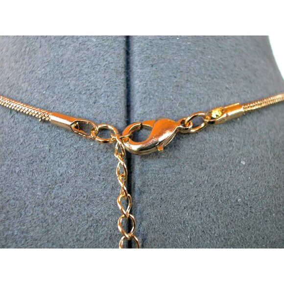 Colorful Enamel Abstract Pendant Necklace & Earrings Set By Charming Charlie - Picture 6 of 8